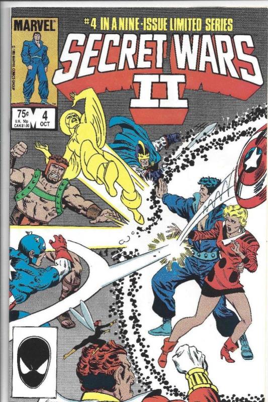 SECRET WARS II #4, VF/NM, Wasp, Hercules, Beyonder, 1985, more Marvel in store