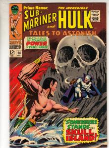 Tales to Astonish #96 (Oct-67) VF+ High-Grade Incredible Hulk, Namor