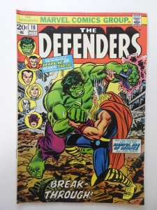 The Defenders #10 (1973) FN- Condition!