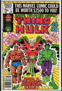 Marvel Two-in-One Annual #5 (1980) The Thing