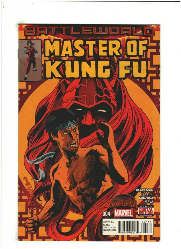 Master of Kung Fu #4 VF/NM 9.0 Marvel Comics 2015 Battleworld Secret Wars 