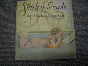 SHIRLEY TEMPLE IN THE POOR LITTLE RICH GIRL-1936 MOVIE VG