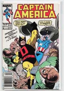 Captain America #328 (1987) Captain America [Key Issue]