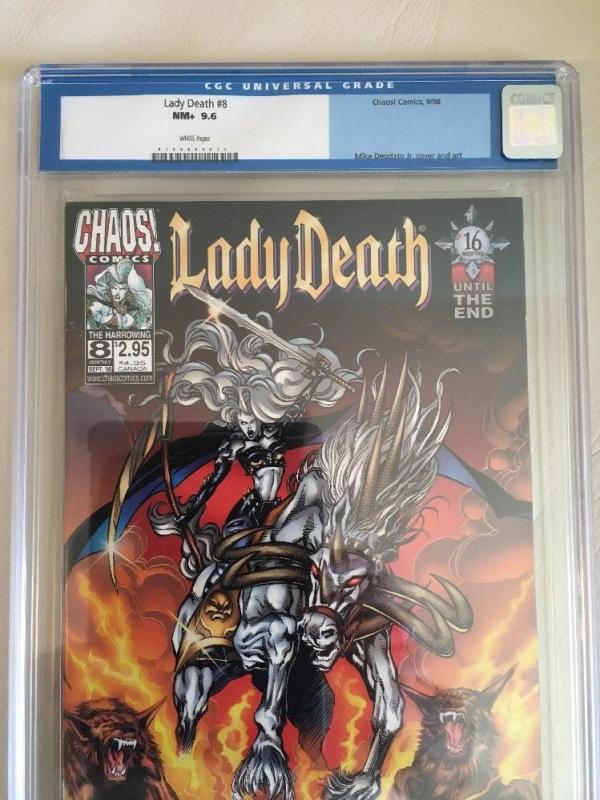 Lady Death #8 The Harrowing CGC 9.6 (Sept 1998, Chaos! Comics)