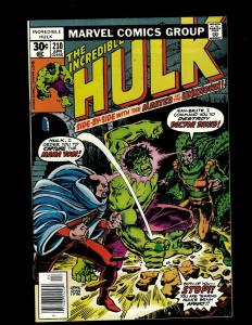 Lot of 8 Incredible Hulk Marvel Comics #204 205 206 207 208 209 210 211 GK18