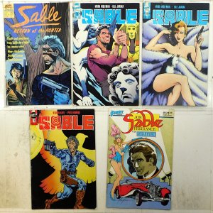 Sable Lot of 5 #5, 16, 19, 26, 30 (1988) First Comics 1st Print Comic Books