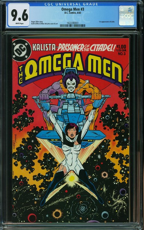 Omega Men #3 (DC, 1983) CGC 9.6 