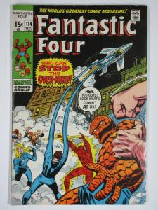 FANTASTIC FOUR 114 VG-F Sept. 1971 COMICS BOOK