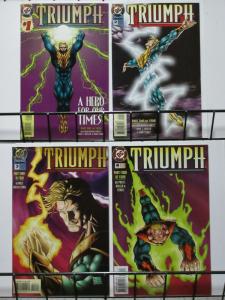 TRIUMPH (1995)   1-4 complete story arcTHE SET!