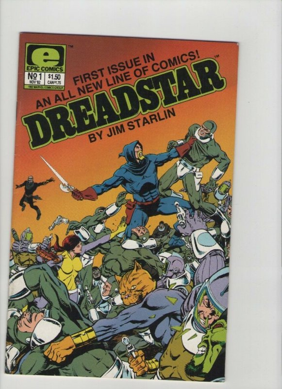 Dreadstar Lot Of 2 - Jim Starlin Epic - 1985 (Grade 9.2+) WH