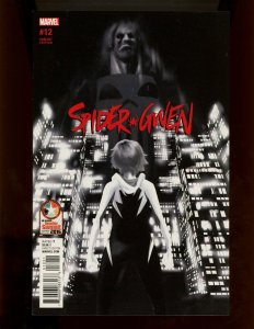 (2016) Spider-Gwen #12 - BLACK & WHITE VARIANT EDITION COVER! (9.0/9.2)