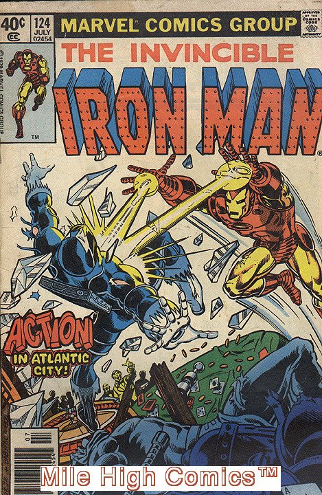 IRON MAN  (1968 Series)  (INVINCIBLE IRON MAN)(MARVEL) #124 NEWSSTAND Good