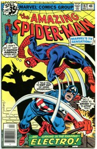 AMAZING SPIDER-MAN #187, VF/NM, Captain America, Electro, 1963, more in store