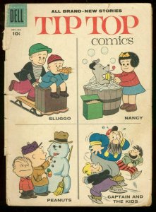 TIP TOP COMICS #211 1958-PEANUTS-KATZENJAMMER KID-NANCY FR