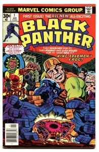 BLACK PANTHER #1 comic book 1977-JACK KIRBY-MARVEL COMICS