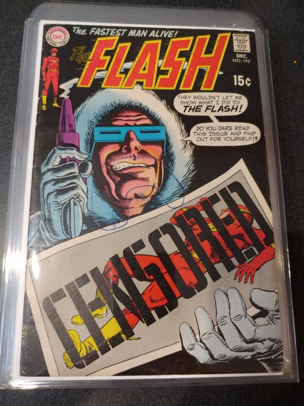 THE FLASH #193 FINE+ SILVER AGE CLASSIC