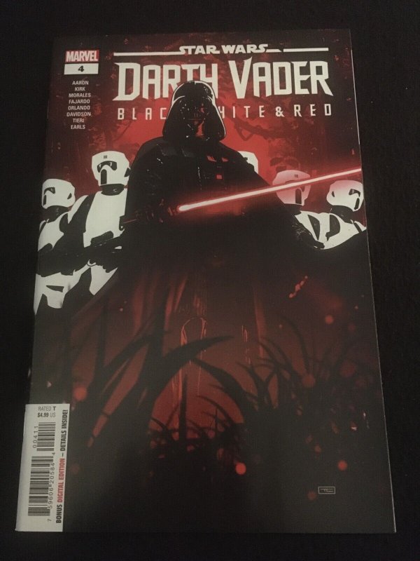 STAR WARS: DARTH VADER - BLACK, WHITE & RED #1, 2, 3, 4 VFNM Condition