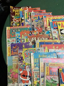 VINTAGE COMIC BOOK LOT OF 21 ARCHIE COMICS All Different 12 Cent An Up