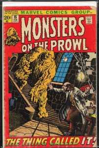 Monsters on the Prowl #15 (1972) Munch's animated construct
