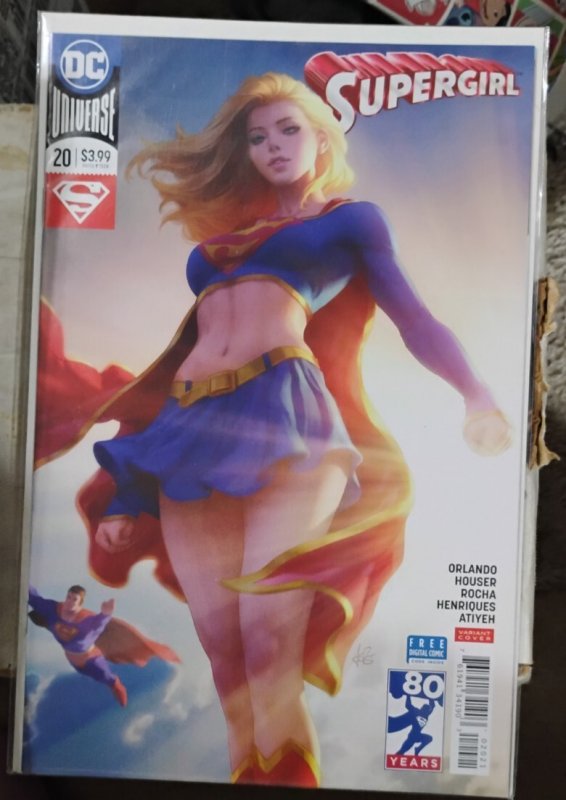 SUPERGIRL #20   2018  DC UNIVERSE REBIRTH ARTGERM   VARIANT