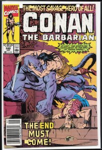 Conan the Barbarian #240 Newsstand Edition (1990) Conan