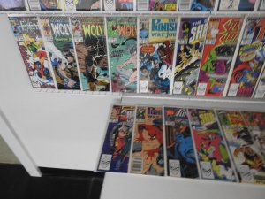 Huge Lot 130+ Comics W/ Iron Man, Daredevil, Wolverine+ Avg VF+ Condition!!