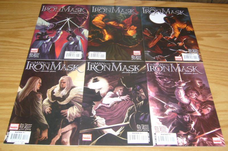 Marvel Illustrated: Man in the Iron Mask #1-6 VF/NM complete three musketeers