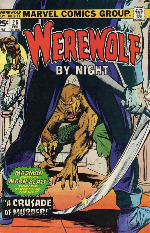 Werewolf By Night #26 VF; Marvel | save on shipping - details inside