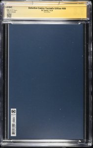 Detective Comics Facsimile (2024) # 400 (CGC 9.8 SS) Signed & Sketch tim Vigil