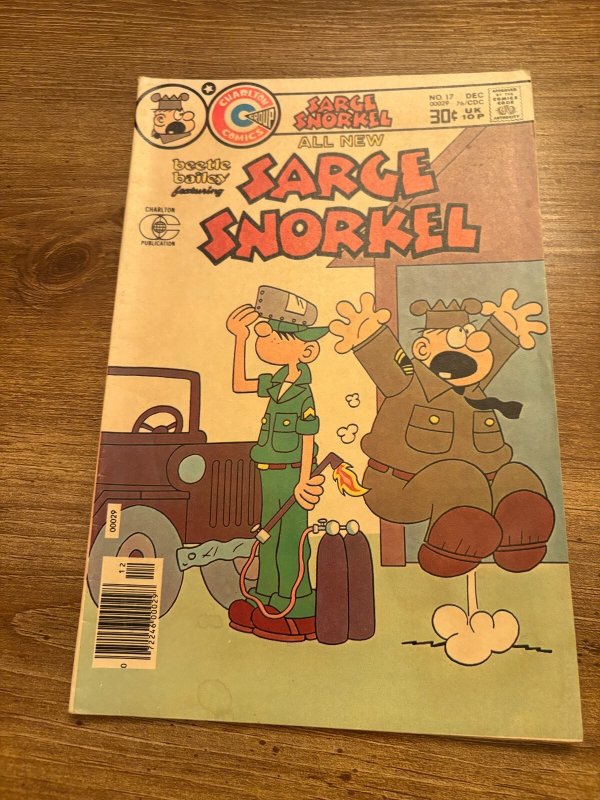 Sarge Snorkel # 17 FN Charlton Comic Book 3 J375