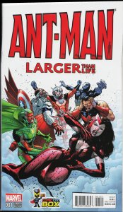 Ant-Man: Larger Than Life Comic Con Box Cover (2015) Ant-Man