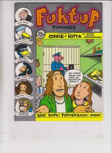 Fuktup Funnies #1 VF (1st) print - head imports - underground comic 1972 duck