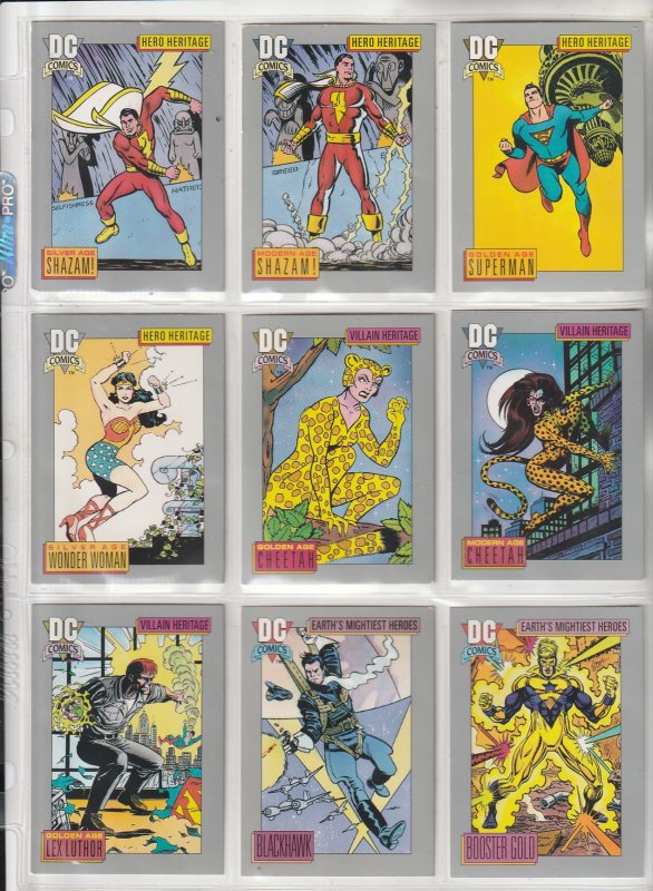 1992 Impel DC Cosmic Trading Cards(56 cards)