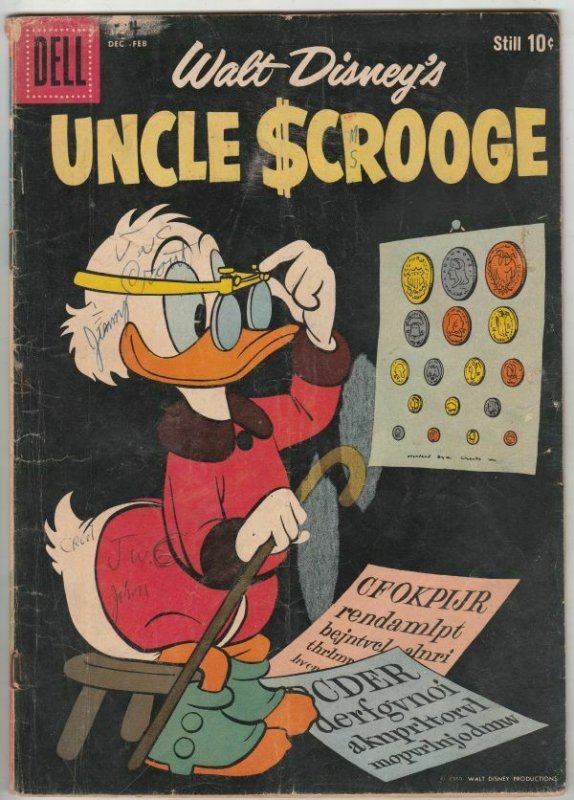 Uncle Scrooge, Walt Disney #28 (Dec-60) GD/VG Affordable-Grade Uncle Scrooge