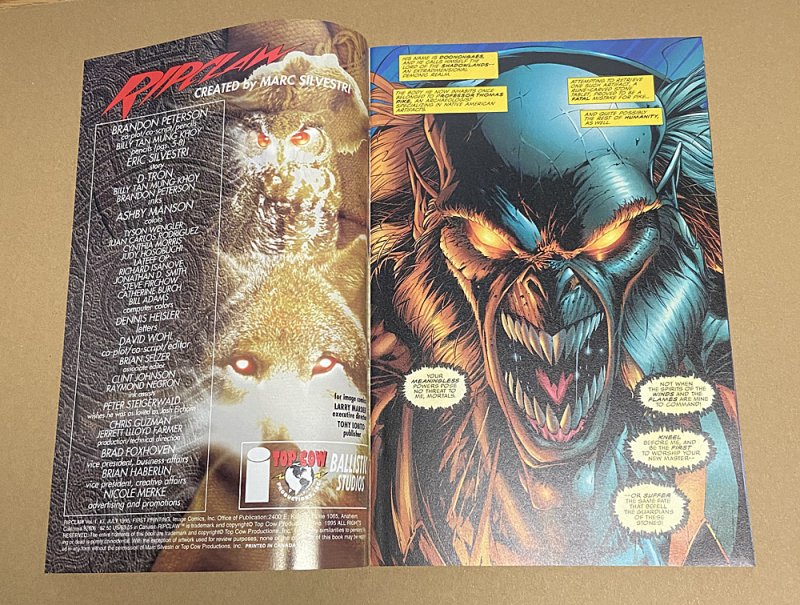 Ripclaw #3 ( 9.4 NM ) Brandon Peterson Cover & Art / July 1995