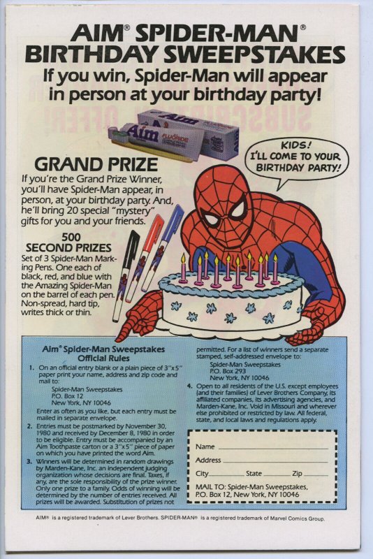 AMAZING SPIDER-MAN AIM GIVEAWAY - 8.5, WP - Green Goblin