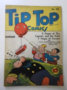 Tip Top Comics #40 (1939) VG/FN Condition! stamp bc, 1/2 in spine split