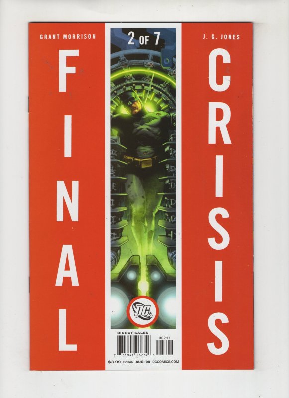 Final Crisis: Rogues' Revenge #2 Sliver Cover (2008)