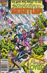 Strikeforce: Morituri #4 (Newsstand) VG ; Marvel | low grade comic We Who Are Ab