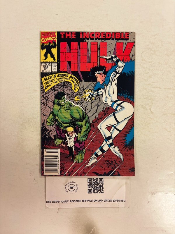 Incredible Hulk #386 NM Marvel Comic Books Avengers She-Hulk Doc Samson 6 HH113
