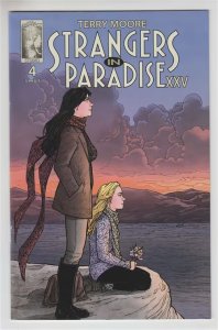 STRANGERS IN PARADISE XXV (2017 ABSTRACT) #4 CVR A TERRY MOORE