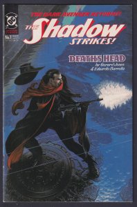 The Shadow Strikes 1 (1989) NM- 9.2 Copper Age DC Comics