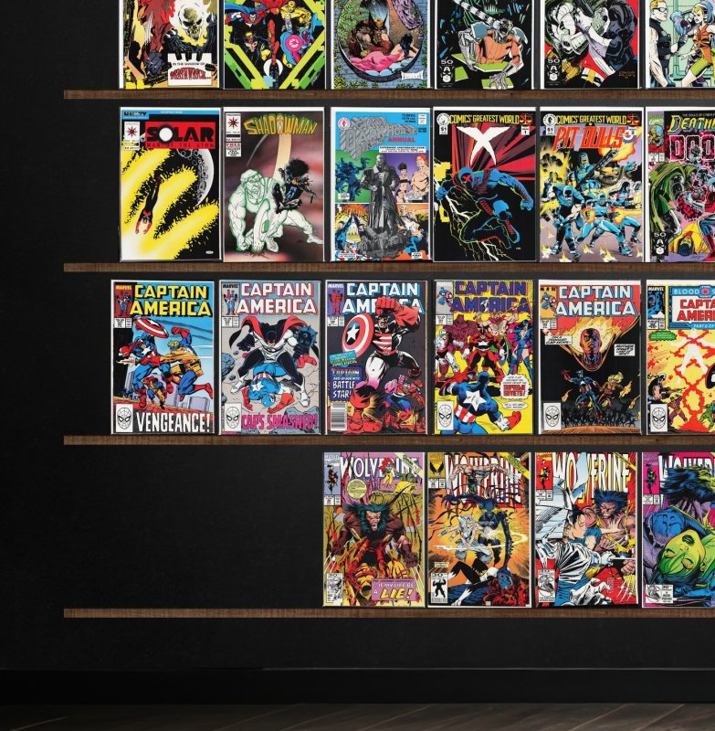 Huge Lot 150+ Comics with Captain America, Wolverine & More!