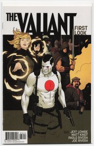 The Valiant #1 First Look Cover (2014) Bloodshot