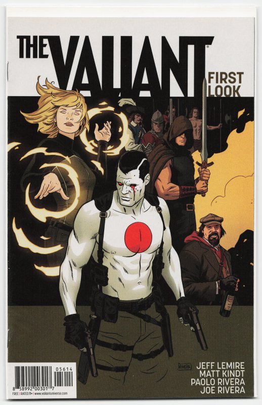 The Valiant #1 First Look Cover (2014) Bloodshot