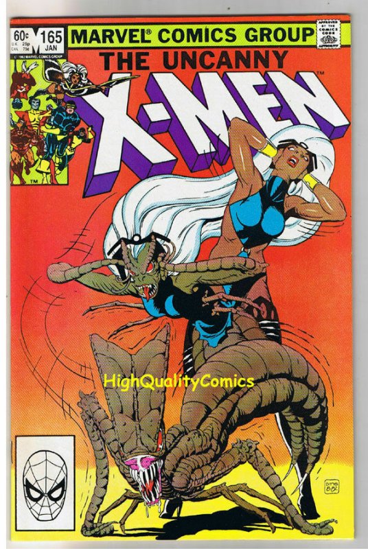 X-MEN #165, NM-, Wolverine, Chris Claremont, Uncanny, more in store