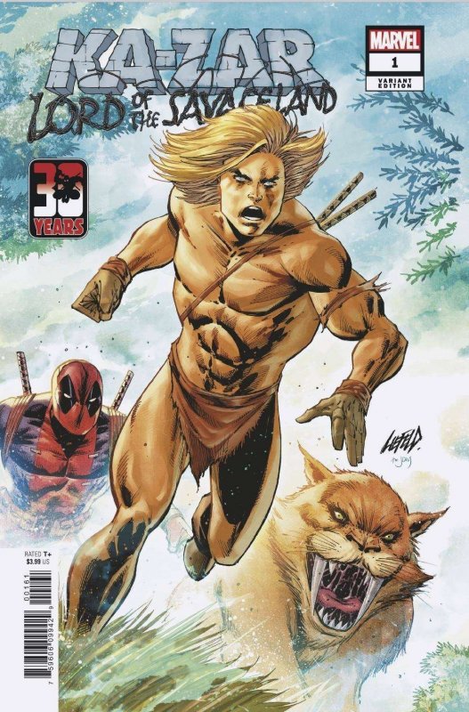 Ka-Zar: Lord of the Savage Land #1E VF/NM ; Marvel | Deadpool variant by Rob Lie