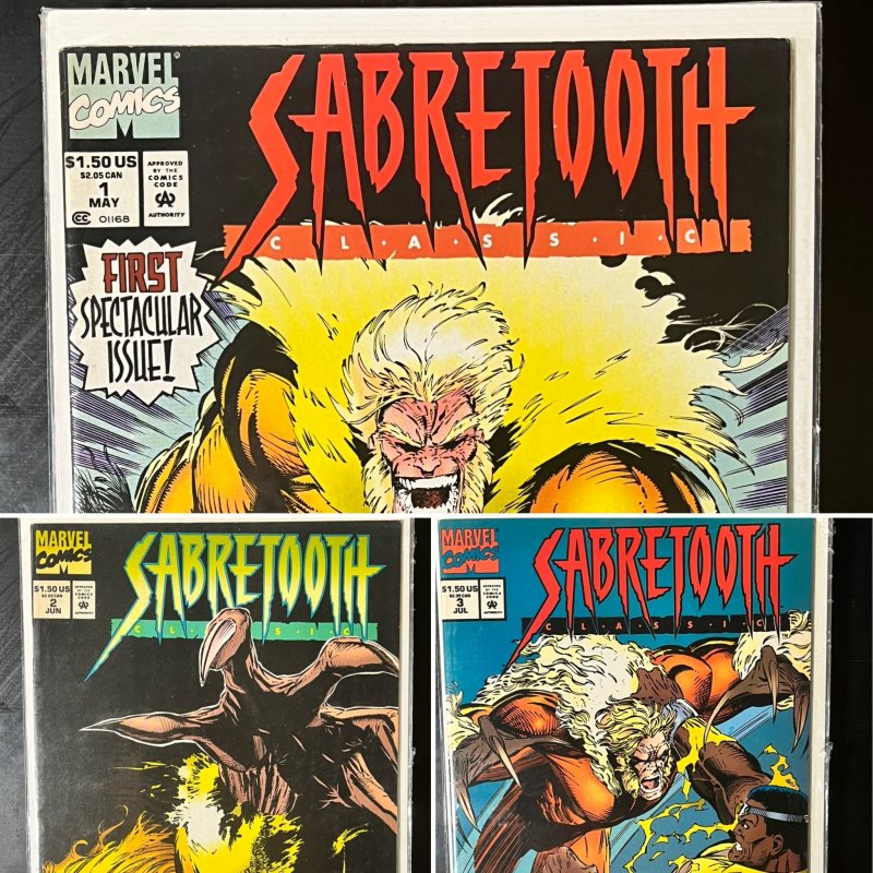 Sabretooth Classic #1 - 3 (1994) Lot of 3