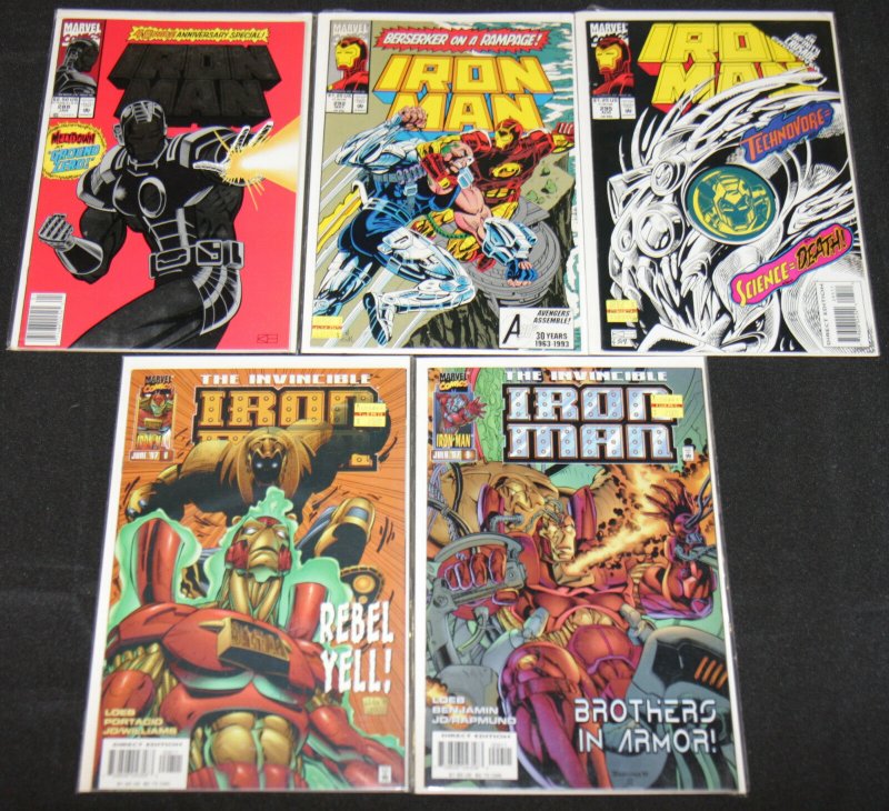 Marvel Bronze-Modern IRON MAN TITLES 31pc Mid-High Grade Comic Lot VF-NM Avenger
