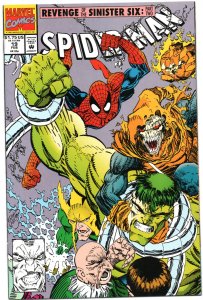 Spider-Man #19 (1992), NM- (9.2); Revenge of the Sinister Six: Pt 2: Slugfest!